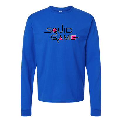 Youth Kids Squid Game Show Long Sleeve T-Shirt