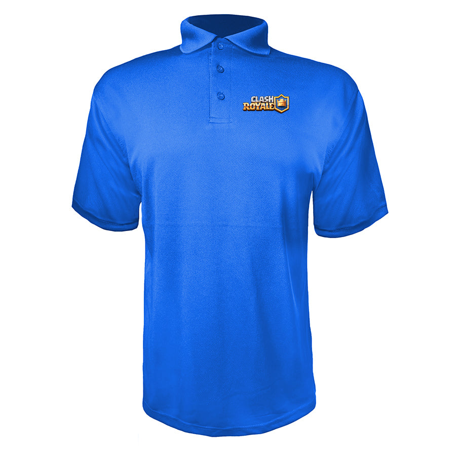 Men's Clash Royale Game Polyester Polo