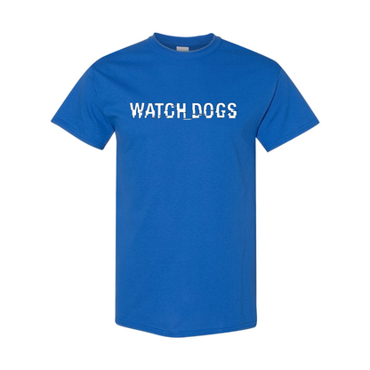 Men's Watch Dogs Video Game Cotton T-Shirt