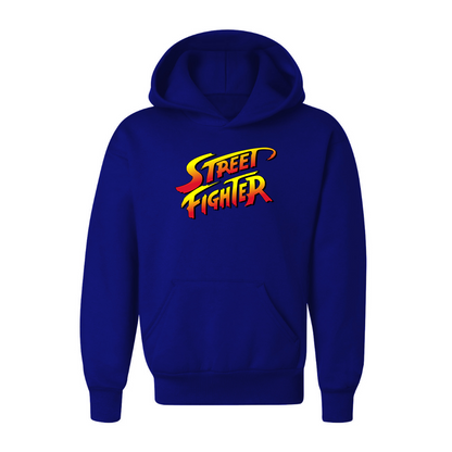 Youth Kids Street Fighter Game Pullover Hoodie