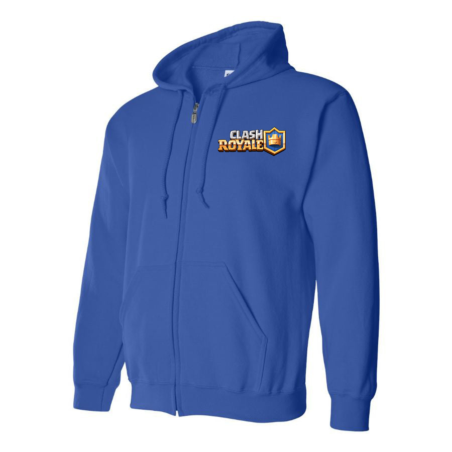 Men's Clash Royale Game Zipper Hoodie