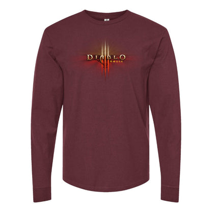 Men's Diablo 3 Game Long Sleeve T-Shirt