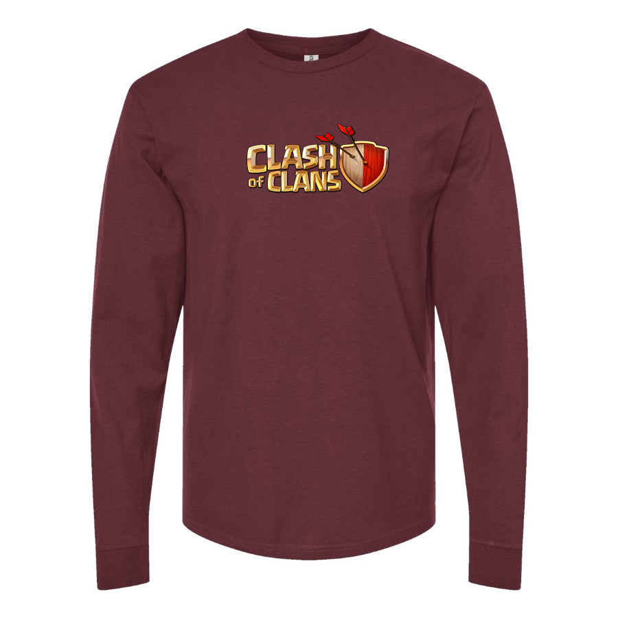 Men's Clash of Clans Game Long Sleeve T-Shirt