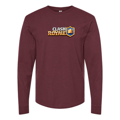 Men's Clash Royale Game Long Sleeve T-Shirt