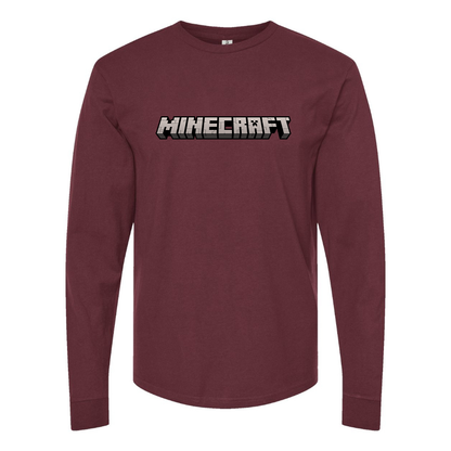 Men's Minecraft Game Long Sleeve T-Shirt