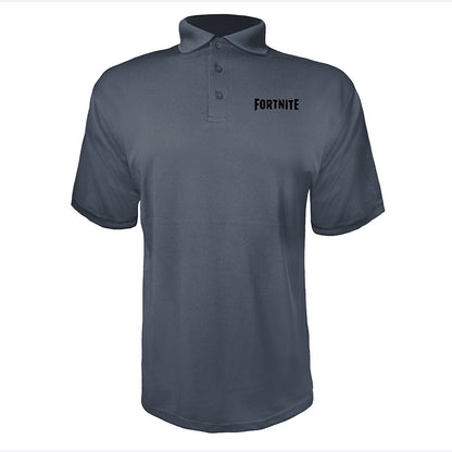 Men's Fortnite Battle Royale Game Polyester Polo