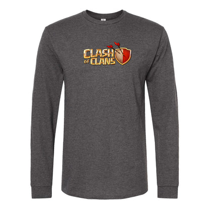 Men's Clash of Clans Game Long Sleeve T-Shirt