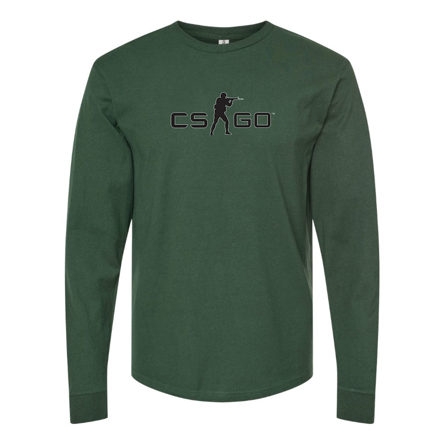 Men's Counter Strike GO Game Long Sleeve T-Shirt