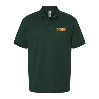 Men's Clash of Clans Game Dry Blend Polo