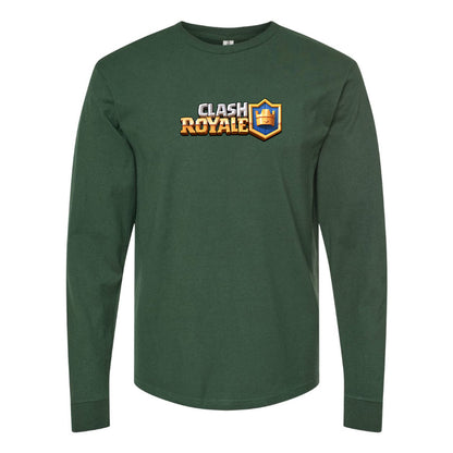 Men's Clash Royale Game Long Sleeve T-Shirt