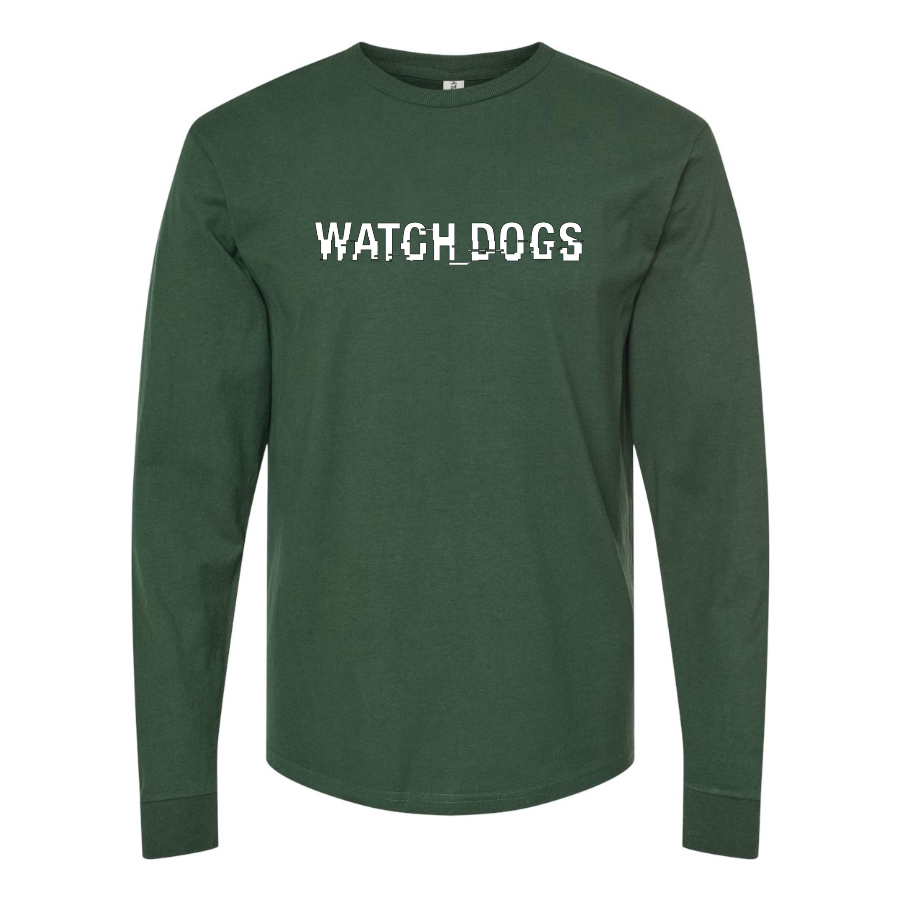 Men's Watch Dogs Video Game Long Sleeve T-Shirt