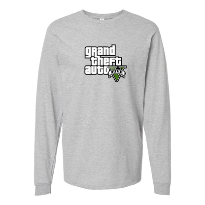 Youth Kids GTA 5 Grand Theft Auto V Long Sleeve T-Shirt Game