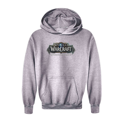 Youth Kids World of Warcraft Dragon Flight Game  Pullover Hoodie