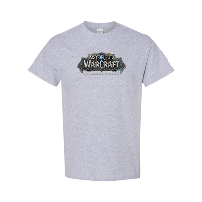 Men's World of Warcraft Dragon Flight Game Cotton T-Shirt