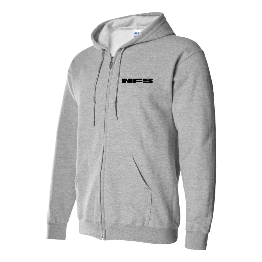 Men's Need For Speed Game Zipper Hoodie