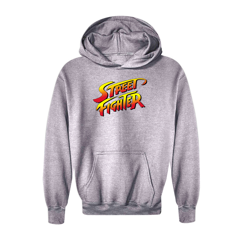 Youth Kids Street Fighter Game Pullover Hoodie