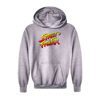 Youth Kids Street Fighter Game Pullover Hoodie