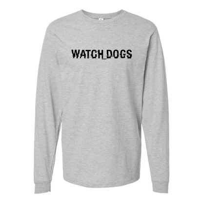 Youth Kids Watch Dogs Video Game Long Sleeve T-Shirt