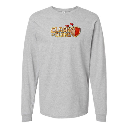 Men's Clash of Clans Game Long Sleeve T-Shirt