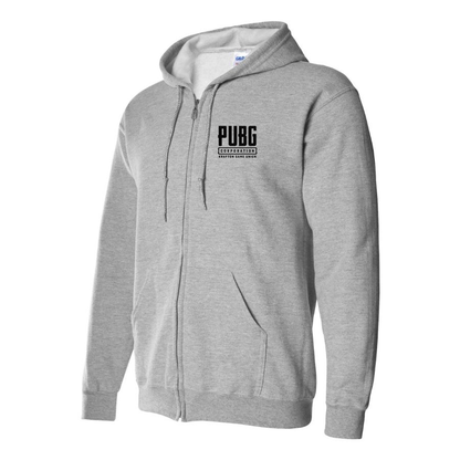 Men's PUBG Multiplayer Shooting Game Zipper Hoodie