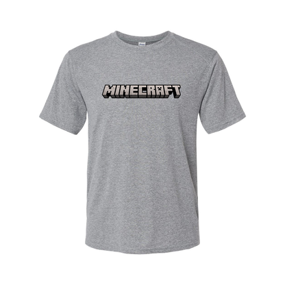 Youth Kids Minecraft Game Performance T-Shirt