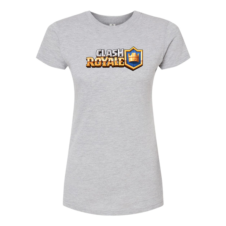 Women's Clash Royale Game Round Neck T-Shirt