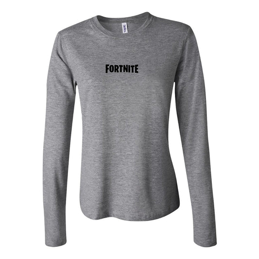 Women's Fortnite Battle Royale Game  Long Sleeve T-Shirt