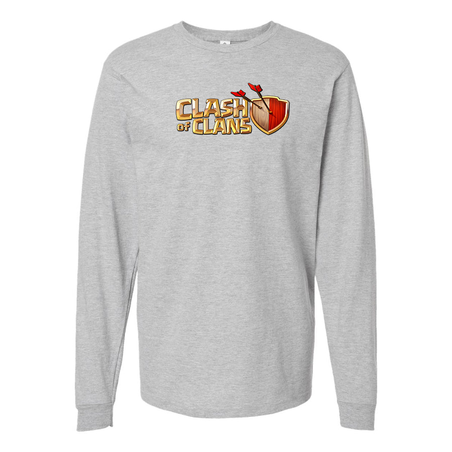 Youth Kids Clash of Clans Game Long Sleeve T-Shirt