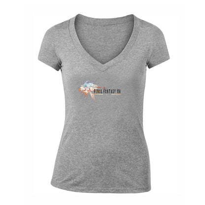 Women's  Final Fantasy XIV Game V-Neck T-Shirt