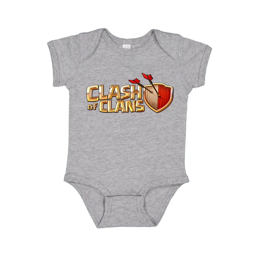 Clash of Clan Game Baby Romper Onesie