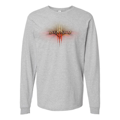 Men's Diablo 3 Game Long Sleeve T-Shirt