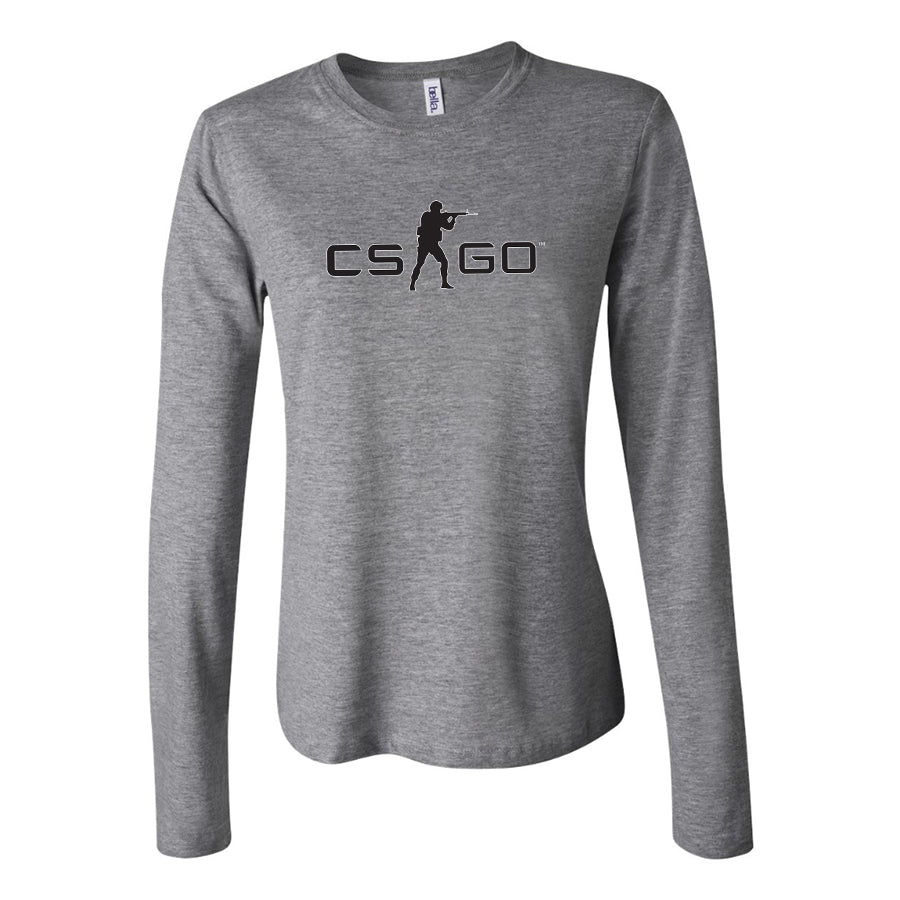 Women's Counter Strike GO Game Long Sleeve T-Shirt