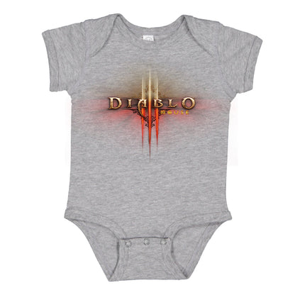 Diablo 3 Game Baby Romper Onesie