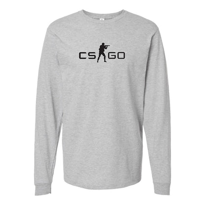 Men's Counter Strike GO Game Long Sleeve T-Shirt