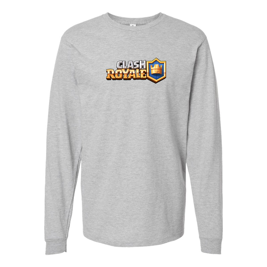 Men's Clash Royale Game Long Sleeve T-Shirt