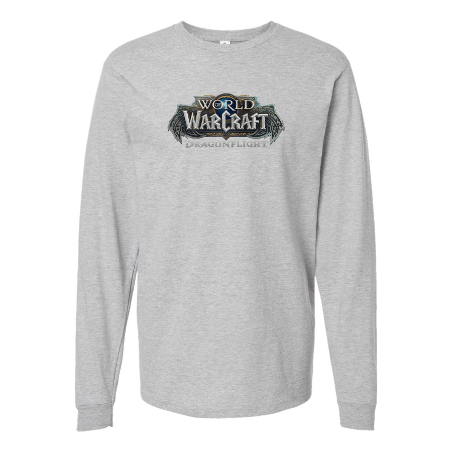 Men's World of Warcraft Dragon Flight Game Long Sleeve T-Shirt