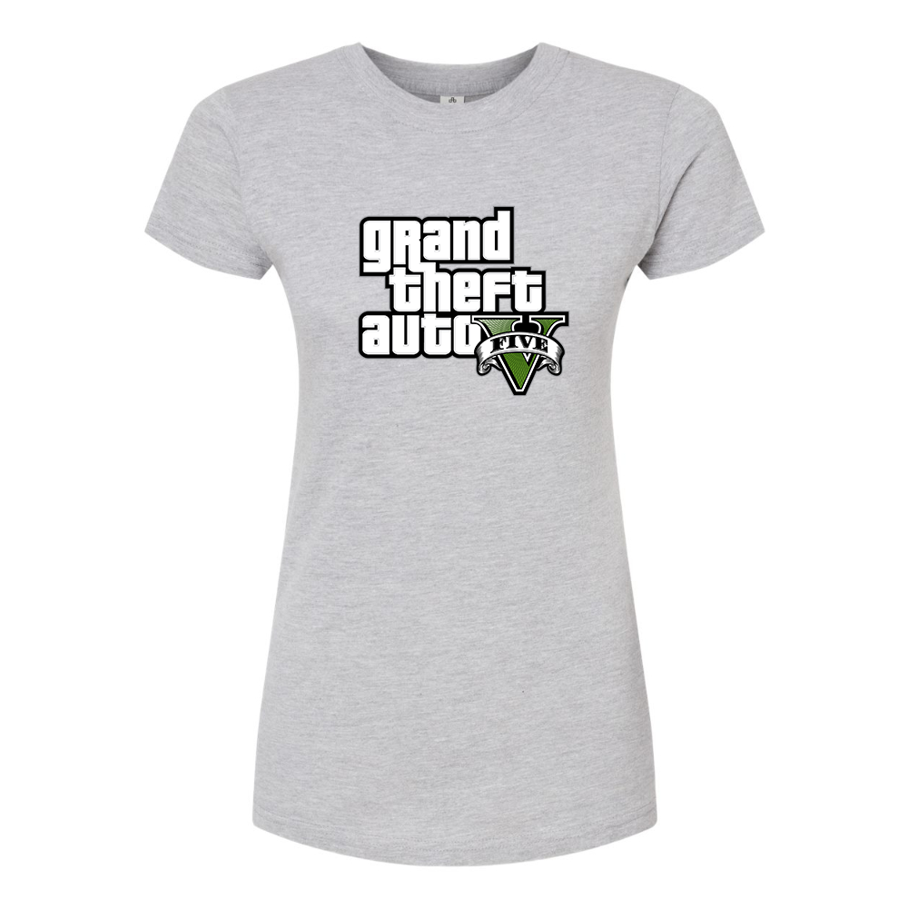 Women’s GTA 5 Grand Theft Auto V Round Neck T-Shirt Game