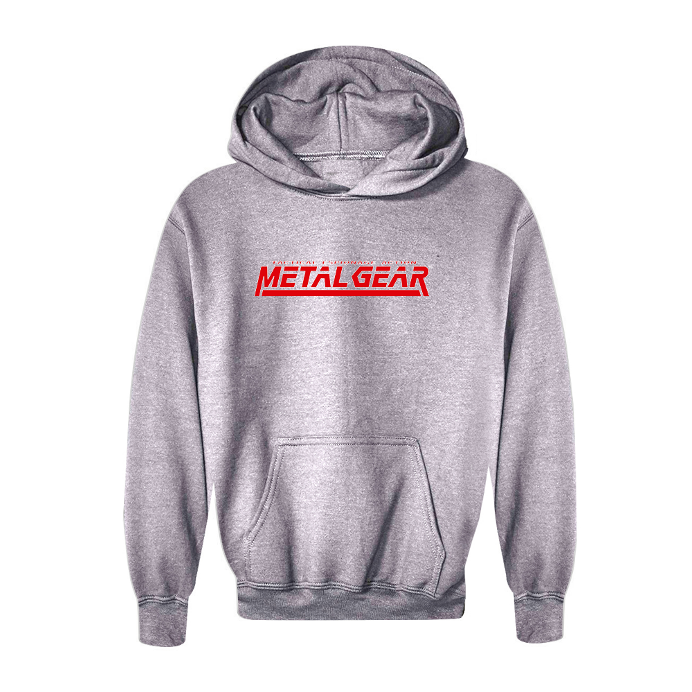 Youth Kids Metal Gear Game Pullover Hoodie