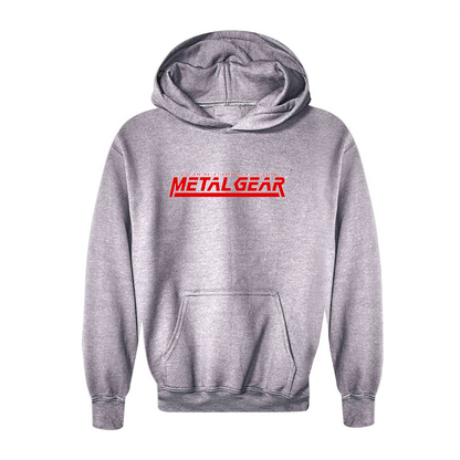 Youth Kids Metal Gear Game Pullover Hoodie