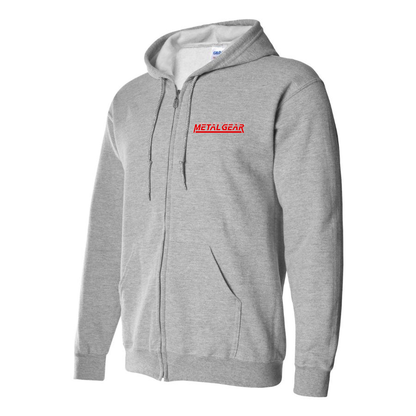 Men's Metal Gear Game Zipper Hoodie