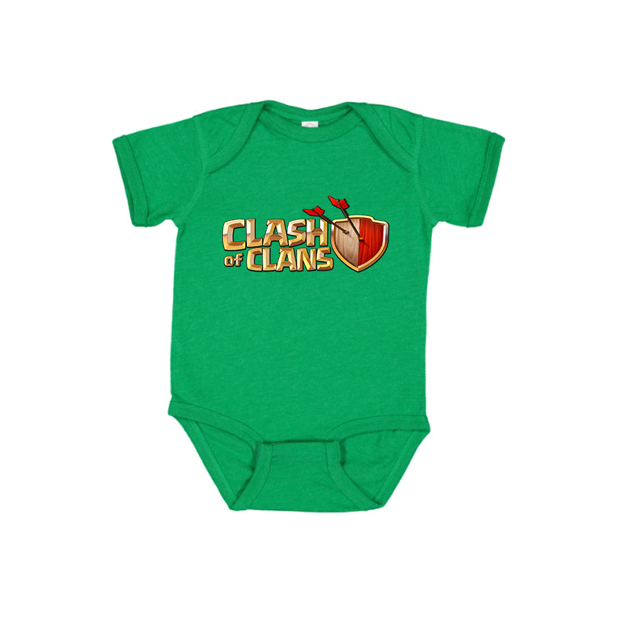 Clash of Clan Game Baby Romper Onesie