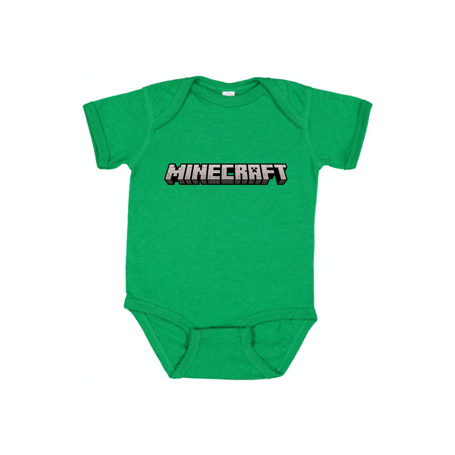 Minecraft Game Baby Romper Onesie