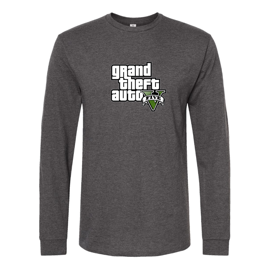 Men's GTA 5 Grand Theft Auto V Long Sleeve T-Shirt Game