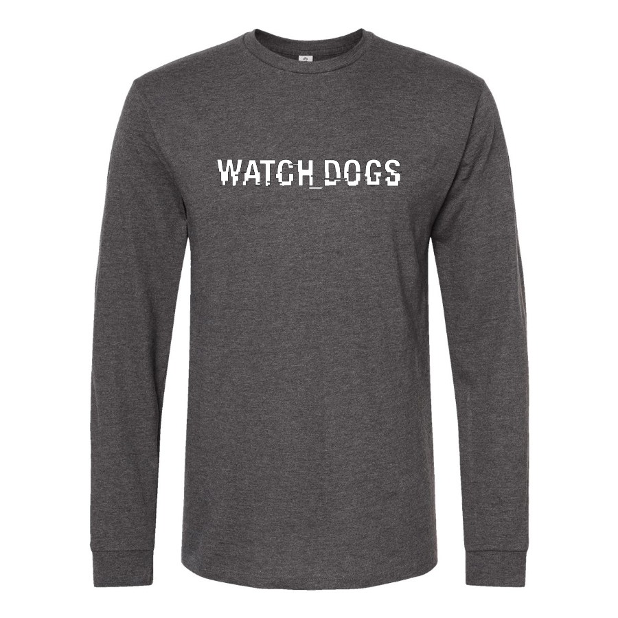 Men's Watch Dogs Video Game Long Sleeve T-Shirt