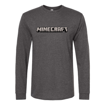 Men's Minecraft Game Long Sleeve T-Shirt