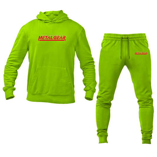 Men's Metal Gear Game Hoodie Joggers Set