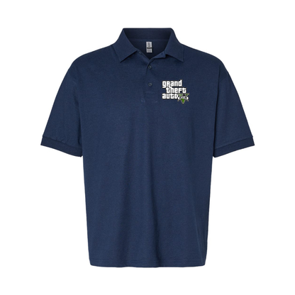 Men's GTA 5 Grand Theft Auto V Dry Blend Polo Game