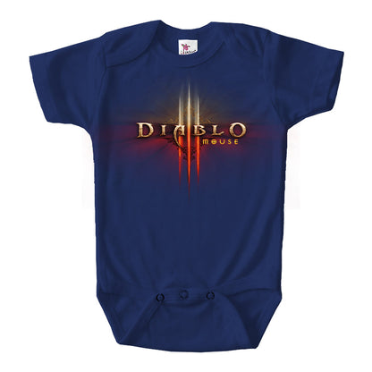 Diablo 3 Game Baby Romper Onesie