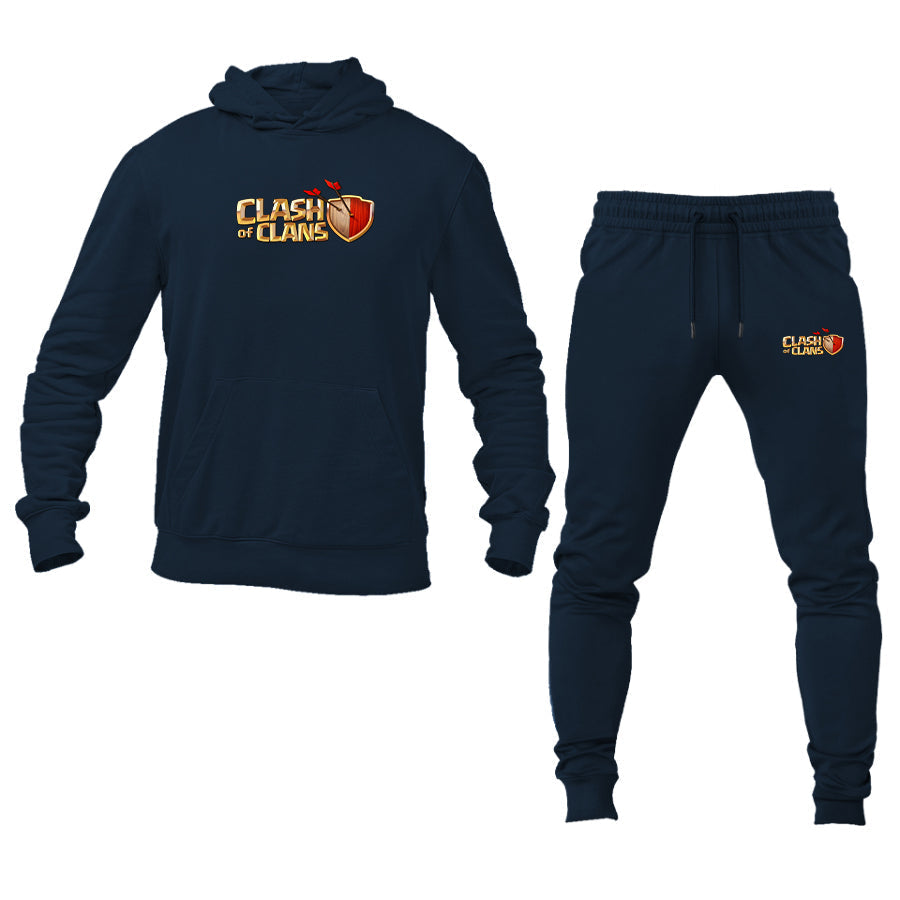 Men's Clash of Clans Game Hoodie Joggers Set