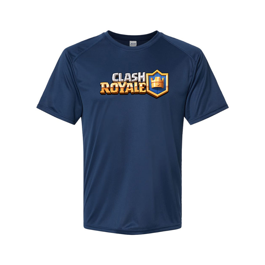 Youth Kids Clash Royale Game Performance T-Shirt